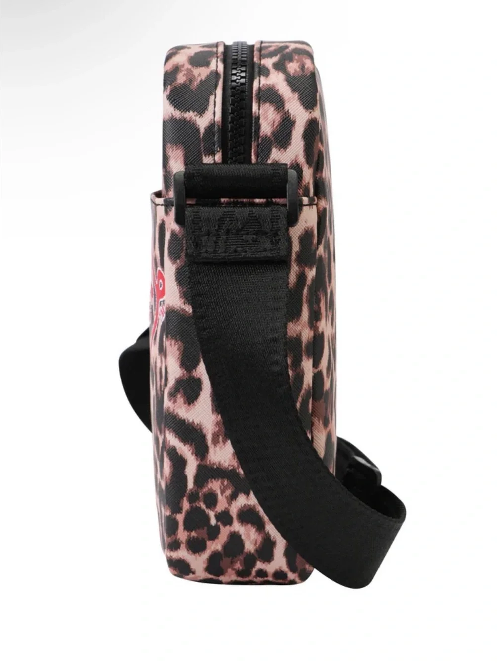 Von Dutch Pink and Black Leopard Crossbody Bag- New! - Picture 4 of 5
